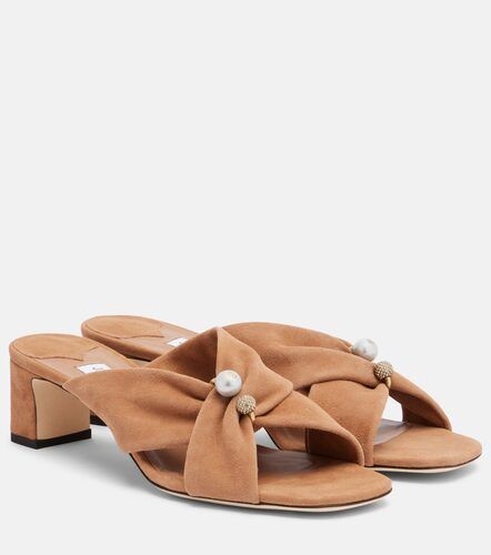 Mules Rafi en daim à ornements - Jimmy Choo - Modalova