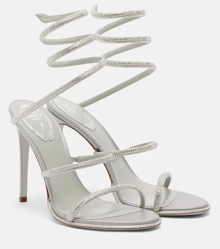 Sandales Cleo en satin à ornement - Rene Caovilla - Modalova