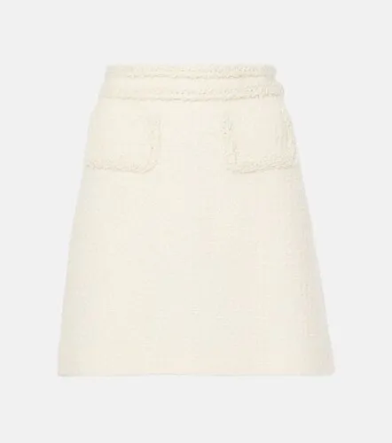 Mini-jupe en laine mélangée - Giambattista Valli - Modalova