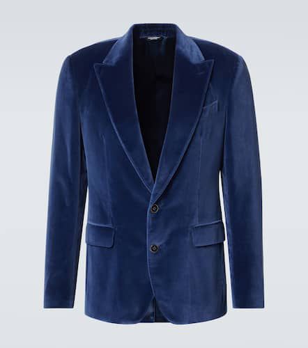 Blazer en velours de coton - Dolce&Gabbana - Modalova