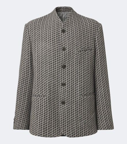 Blazer en cachemire et laine mélangés - Giorgio Armani - Modalova