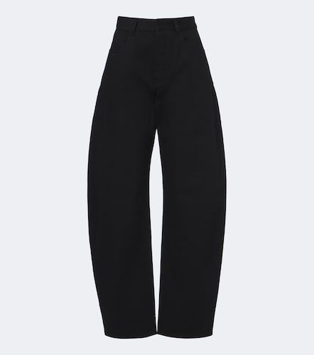 Alaïa Jean barrel à taille haute - Alaia - Modalova