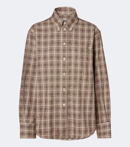 Róhe Surchemise en coton et soie à motif tartan - Rohe - Modalova