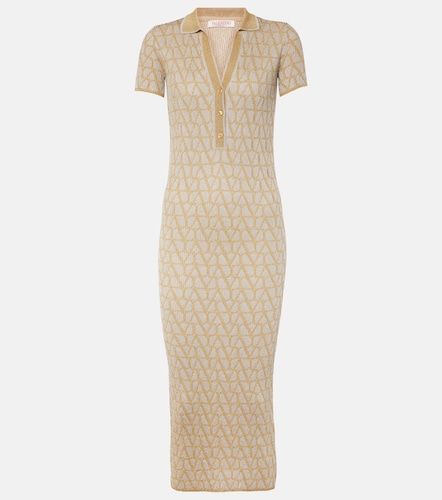Robe midi Toile Iconographe en jacquard lamé - Valentino Garavani - Modalova
