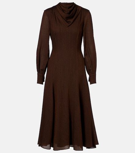 Robe midi Avara en laine - Emilia Wickstead - Modalova