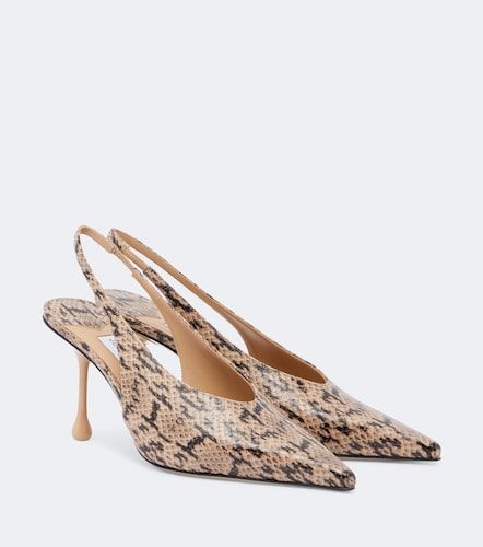 Escarpins slingback Isa en cuir façon serpent - Jimmy Choo - Modalova