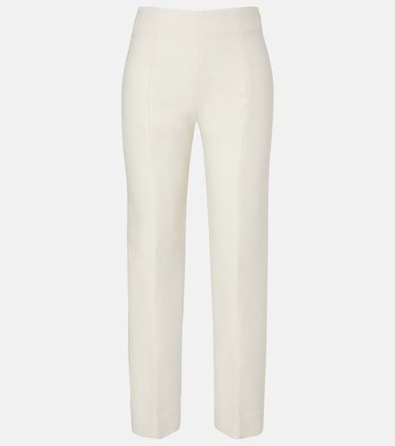 Pantalon slim en laine et soie - Toteme - Modalova