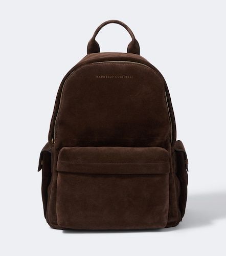 Sac à dos en daim - Brunello Cucinelli - Modalova