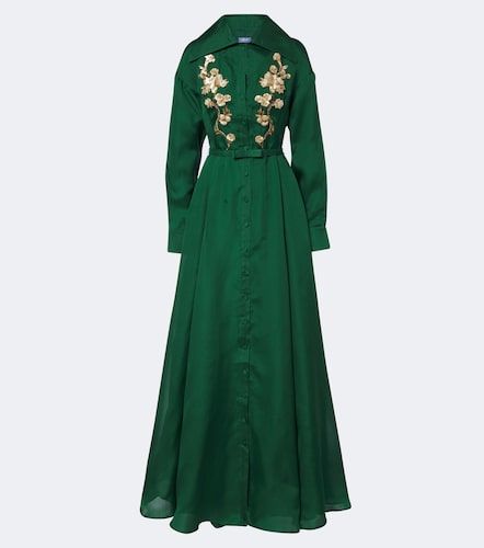 Robe longue Josephine en soie - Leo Lin - Modalova
