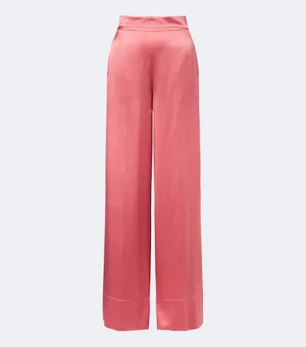 Pantalon ample Dijon en satin de soie - Joseph - Modalova