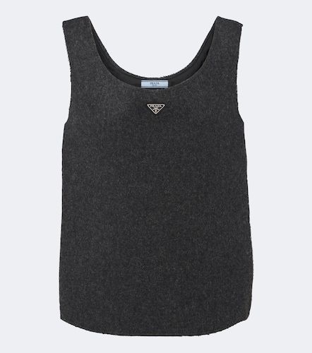 Prada Top en laine vierge - Prada - Modalova