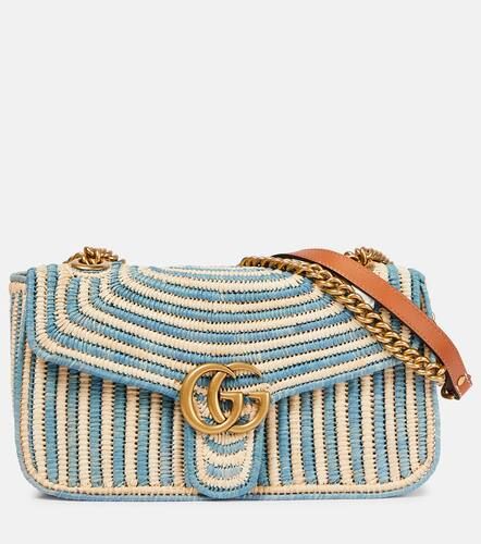 Sac GG Marmont Small en raphia - Gucci - Modalova