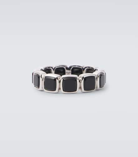 Bague Cushion en argent sterling et onyx - Tom Wood - Modalova