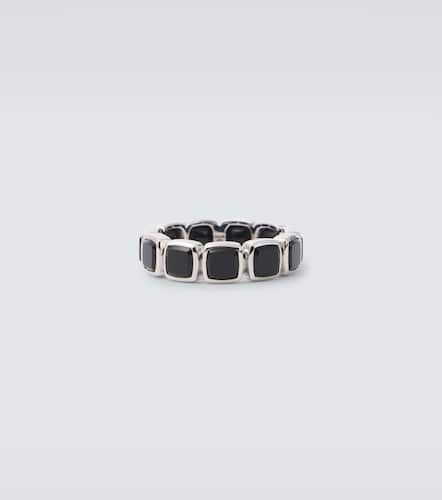 Bague Cushion en argent sterling et onyx - Tom Wood - Modalova