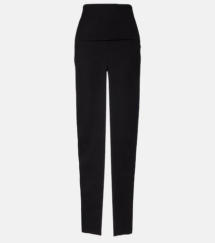 Jupe longue à taille haute en laine vierge - Rick Owens - Modalova