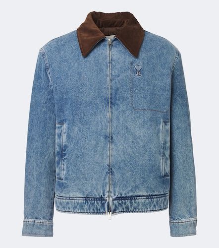 Veste Ami de Coeur en denim - Ami Paris - Modalova