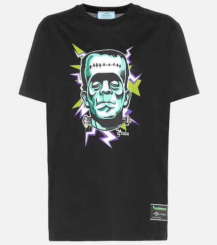 T-shirt Frankenstein imprimé en coton - Prada - Modalova
