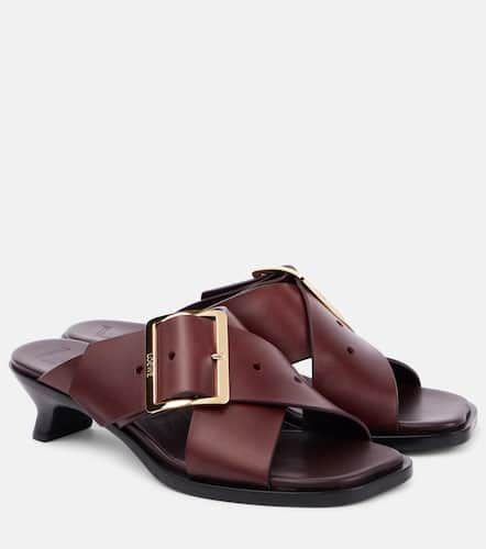 Loewe Mules Petal Belt en cuir - Loewe - Modalova