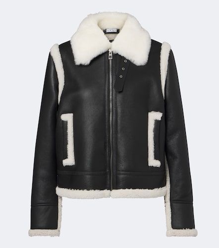 Loewe Veste en cuir et shearling - Loewe - Modalova
