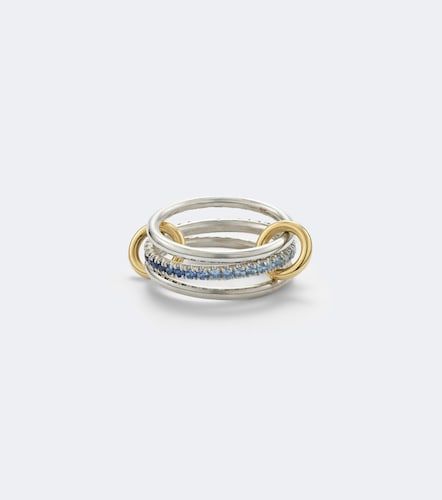 Bague Tigris en argent sterling, or 18 ct et saphirs - Spinelli Kilcollin - Modalova