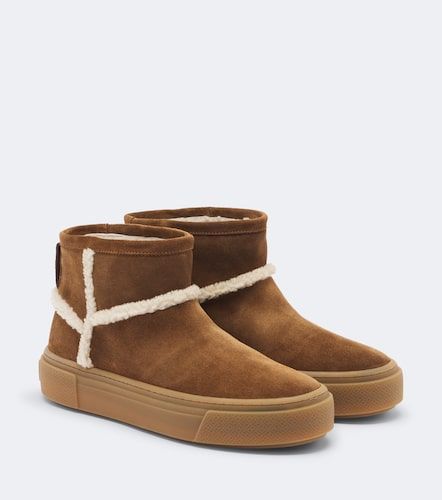 Bottines H705 en daim et shearling - Hogan - Modalova