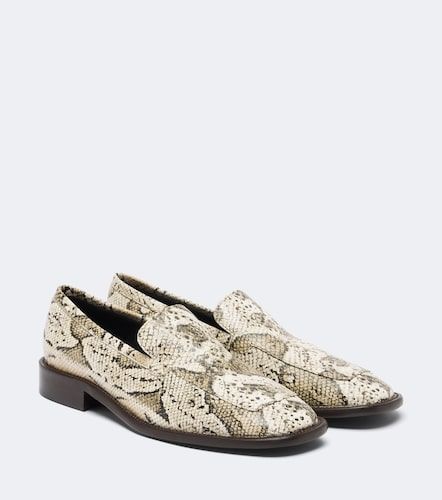 Mocassins en cuir façon serpent - Acne Studios - Modalova