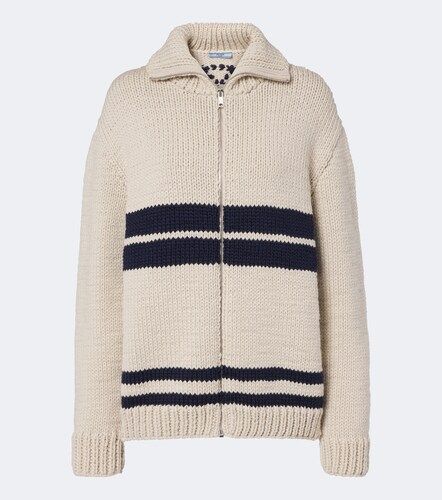 Prada Cardigan en laine à rayures - Prada - Modalova