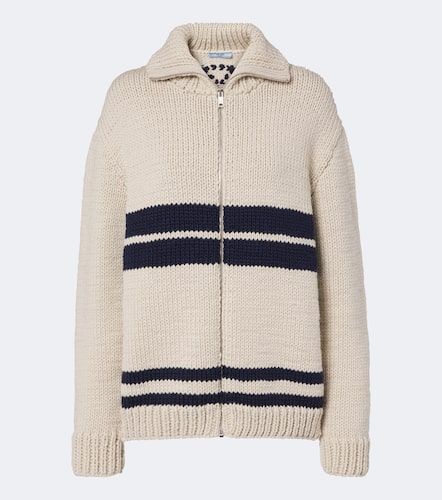 Prada Cardigan en laine à rayures - Prada - Modalova