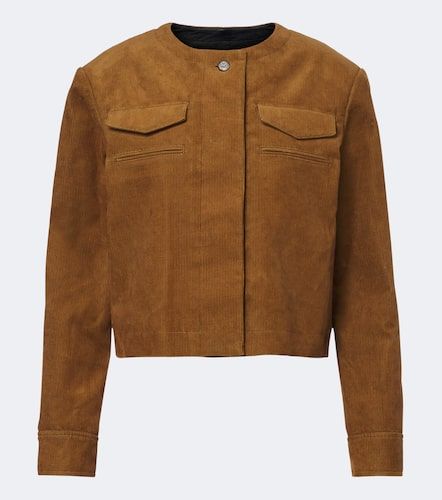 Veste courte en velours côtelé de coton - Tory Burch - Modalova