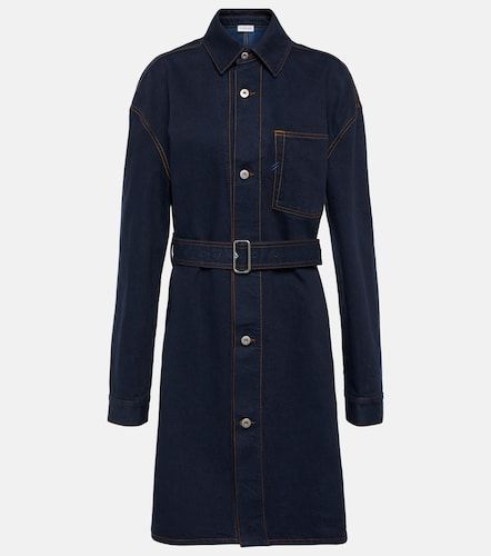 Robe chemise en denim à ceinture - Burberry - Modalova