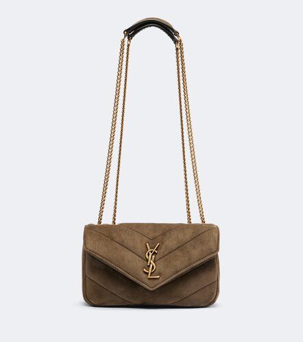 Sac Loulou Mini en daim - Saint Laurent - Modalova