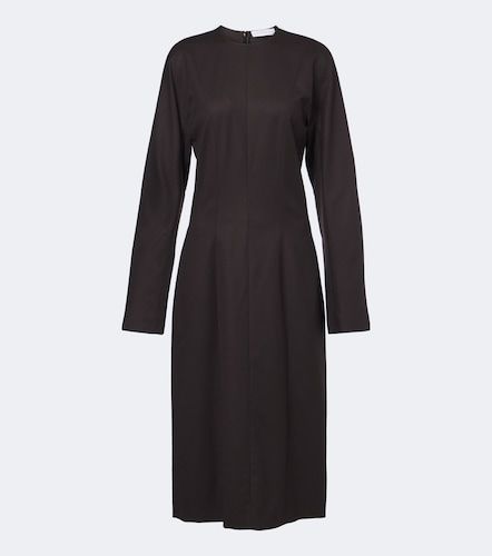 Robe midi en flanelle de laine - Stella McCartney - Modalova