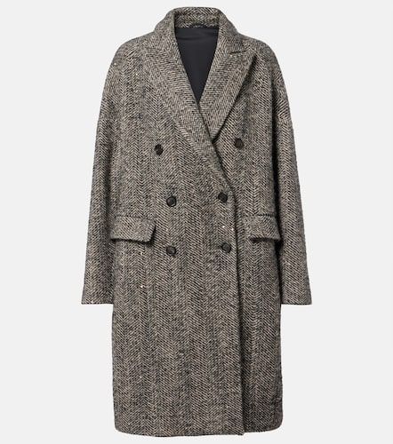 Manteau en laine et alpaga mélangés - Brunello Cucinelli - Modalova