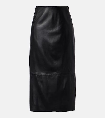 Vince Jupe crayon en cuir - Vince - Modalova