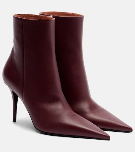 Bottines Barbara 90 en cuir - Amina Muaddi - Modalova