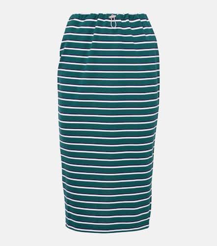 Prada Jupe midi raye en coton - Prada - Modalova