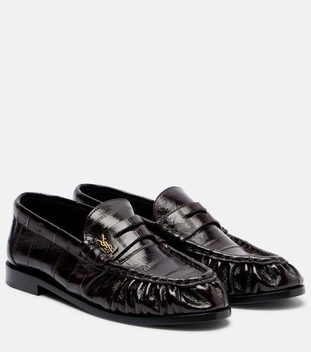 Mocassins en cuir verni - Saint Laurent - Modalova