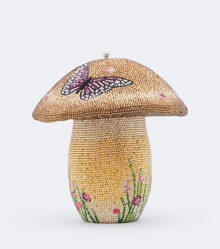 Pochette Mushroom Bella à cristaux - Judith Leiber Couture - Modalova