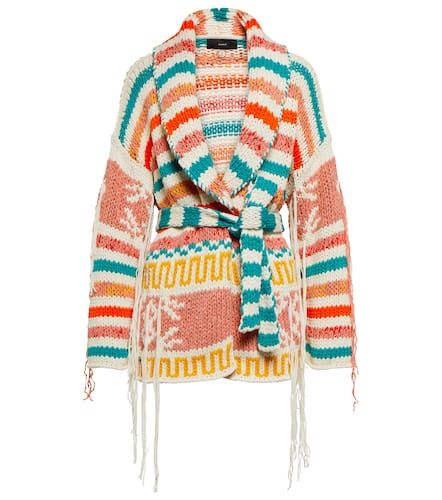 Cardigan Ochos Rios rayé en intarsia - Alanui - Modalova