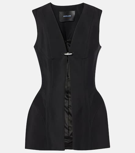 Mugler Gilet corset en crêpe - Mugler - Modalova