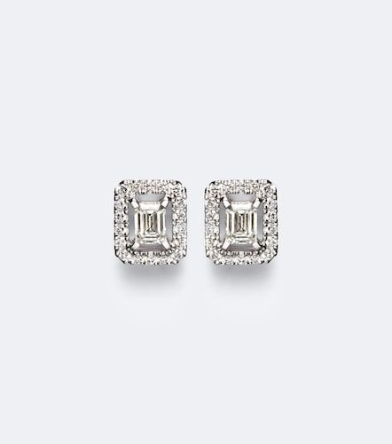 Boucles d'oreilles Joy en or blanc 18 ct et diamants - Messika - Modalova