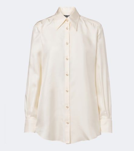 Chemise en satin de soie - Dolce&Gabbana - Modalova