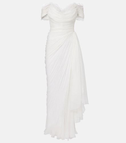 Robe longue de mariée Dalia en soie - Maria Lucia Hohan - Modalova