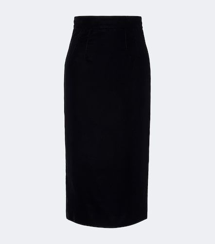 Jupe crayon en velours - Dolce&Gabbana - Modalova