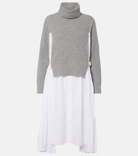 Sacai Robe midi à col roulé - Sacai - Modalova