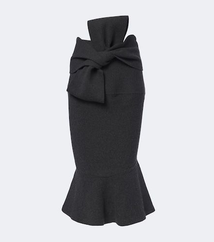 Jupe midi Fiocco en laine et cachemire - Jacquemus - Modalova