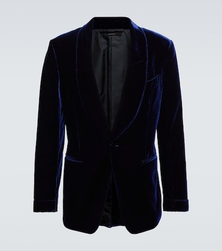 Tom Ford Blazer Shelton en velours - Tom Ford - Modalova