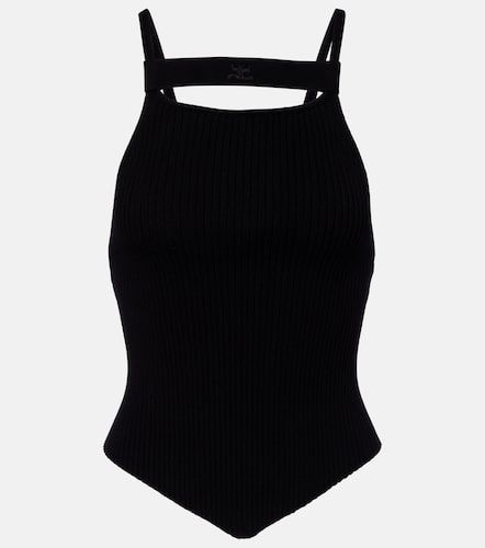 Courrèges Débardeur en maille côtelée - Courreges - Modalova