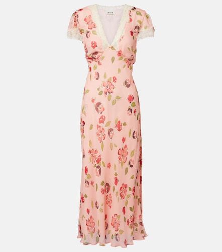 Robe midi Clarice en dentelle à fleurs - Rixo - Modalova