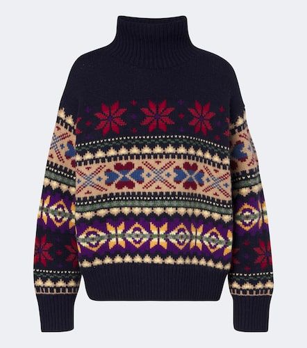 Pull Fair Isle en laine, coton et cachemire - Polo Ralph Lauren - Modalova
